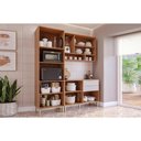 Ver imagem 3 de Cozinha Completa 3 Peças Celeste C368 Cinamomo/Off White MGM
