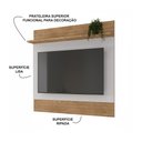 Ver imagem 3 de Painel Sala Guarujá para TV até 55 Polegadas Cinamomo/Off-White
