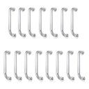 Ver imagem 1 de Alça de Apoio Inox Kit 15 Unidades Barra 30cm Segurança Suporte Idoso Gestante Criança Acessibilidad