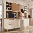 Ver imagem 5 de Armário de Cozinha 6 Portas 2 Gavetas Adelle Yescasa