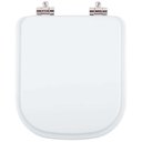 Ver imagem 1 de Assento Sanitario Poliester com Amortecedor Debba Branco para Vaso Roca
