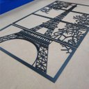 Ver imagem 5 de Quadro de Parede Árvore em Mdf - Torre Eiffel