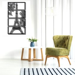 Quadro de Parede Árvore em Mdf - Torre Eiffel - 2