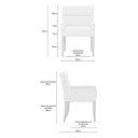 Ver imagem 4 de Cadeira para Sala Angel Giratória Giromad Veludo Camel - Nexta Casa