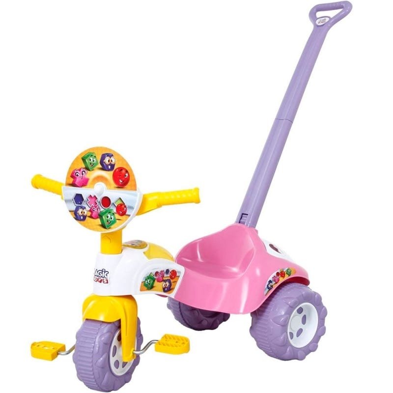 Triciclo Tico Tico Formas Com Som e Luz - Magic Toys - 5