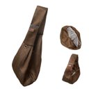 Ver imagem 1 de Bolsa de Transporte Canguru Cachorro Gato Pet Animal Tecido Respiravel Tira de Ombro Confortavel Res