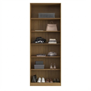 Ver imagem 5 de Guarda-roupa Modulado 2 Portas com Espelho Prateleiras Cabideiros sem Gavetas 90cm 100% MDF Altezza
