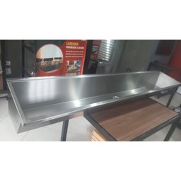 Lavatório Coletivo Inox 2,00m - Construinox - 3