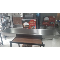 Lavatório Coletivo Inox 2,00m - Construinox - 4