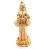 Iemanjá Orixá Estátua Iemanjá Rainha Mar Série Ouro 12cm - 4