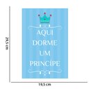 Ver imagem 2 de Quadro Placa Decorativa Infantil Príncipe D’Rossi