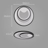 Plafon Loop Preto 62cm LED 60W 3000K HM008WB Bella ST2554 - 2