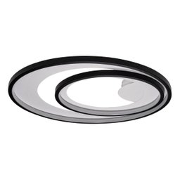 Plafon Loop Preto 62cm LED 60W 3000K HM008WB Bella ST2554 - 7