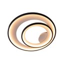 Ver imagem 1 de Plafon Loop Preto 62cm LED 60W 3000K HM008WB Bella ST2554