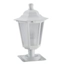 Ver imagem 1 de Balizador de Jardim Branco Alumínio 31cm Luminária Lente Fosca Murro Decorativo Dital