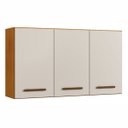 Ver imagem 1 de Armário Aéreo Etios 3 Portas Kaiki Móveis:Nature/Off