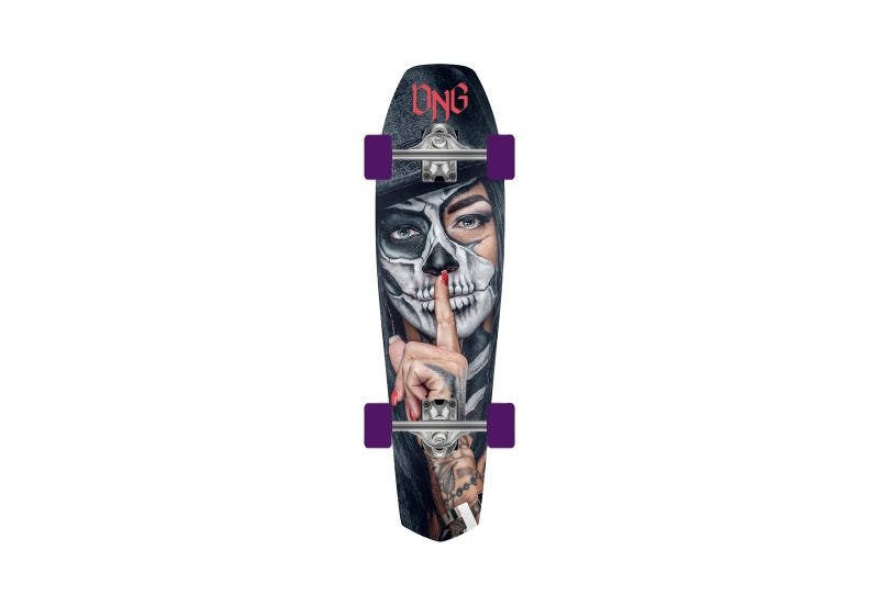 Cruiser Skate Coffin Quiet Dng Skateboards