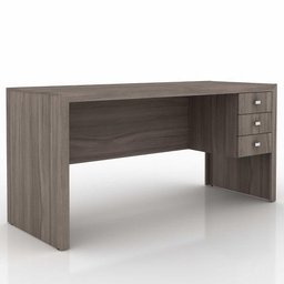 Mesa de Escritório Me 4113 - Tecno Mobili - Carvalho Ff - 1