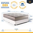 Ver imagem 4 de Cama Box com Colchão de Espuma D33 Millenium One Face Casal 138cm