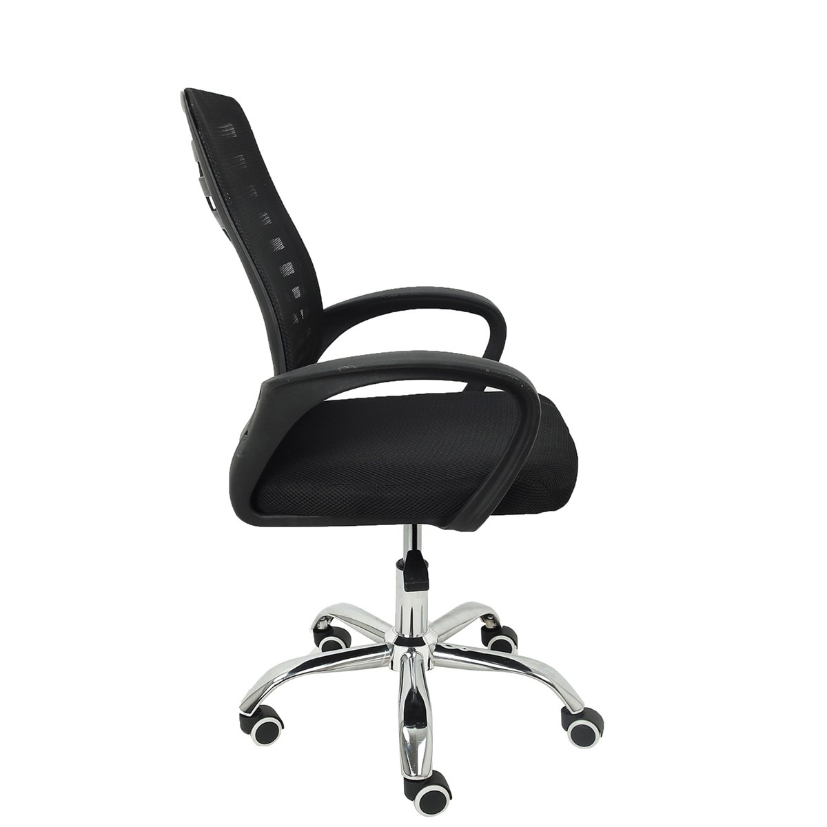 Cadeira Secretária Giratória Mesh Braço Flexível Best Chair Home Office Vermelha MadeiraMadeira
