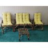 Poltronas De Bambu Conjunto Completo Jogo De Cadeiras Jardim - 11