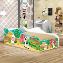 Ver imagem 1 de Cama Fun Fazendinha Colorida Solteiro com Colchão