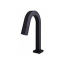 Ver imagem 1 de Torneira de Mesa para Lavatório Bica Baixa 1196 77 Preto Fosco - Perflex