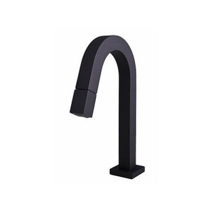 Torneira de Mesa para Lavatório Bica Baixa 1196 77 Preto Fosco - Perflex