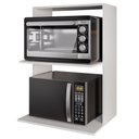Ver imagem 2 de Suporte Microondas Lauren 60 Cm Bp Eratto Moveis - Branco