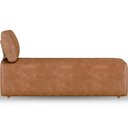 Ver imagem 5 de Sofá Chaise Modular 74cm Sala de Estar Sintético Caramelo Z32 - Mpozenato