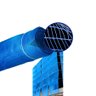 Tela Fachadeira Leve P/obra Azul (6x3mm 3x100m) 300m² - 4
