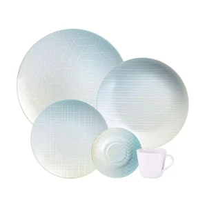 Aparelho de Jantar Tramontina Polaris em Porcelana Decorada 20 Peças Tramontina