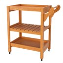 Ver mais imagens de Carrinho Auxiliar com Rodinhas Cantinho Churrasco Cloud 64cm