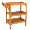 Ver imagem 1 de Carrinho Auxiliar com Rodinhas Cantinho Churrasco Cloud 64cm