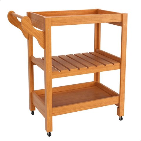 Carrinho Auxiliar com Rodinhas Cantinho Churrasco Cloud 64cm