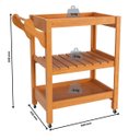 Ver imagem 2 de Carrinho Auxiliar com Rodinhas Cantinho Churrasco Cloud 64cm