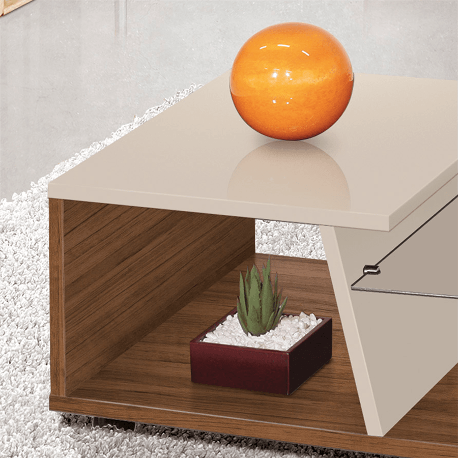 Mesa de Centro Canela / Off White EDN Moveis - 2