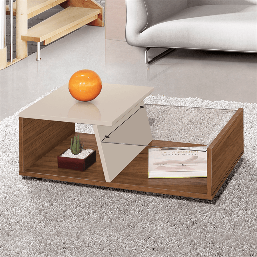 Mesa de Centro Canela / Off White EDN Moveis - 5