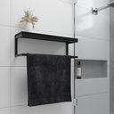 Ver imagem 1 de Toalheiro para Banheiro Estilo Industrial Ita - Preto