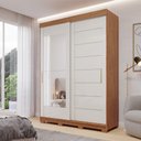 Ver imagem 1 de Guarda Roupa 2 Portas 3 Gavetas Liz Cinamomo Off White