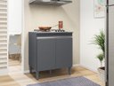 Ver imagem 2 de Balcão Gabinete Multiuso Cooktop Andreia 4 ou 5 Bocas