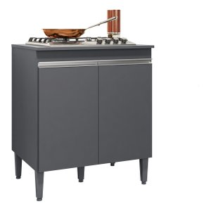 Balcão Gabinete Multiuso Cooktop Andreia 4 ou 5 Bocas