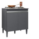 Ver imagem 1 de Balcão Gabinete Multiuso Cooktop Andreia 4 ou 5 Bocas