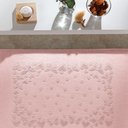 Ver imagem 1 de Tapete / Toalha de Piso Romance em Algodão - Dohler Rosa 11033 Dohler s.a.