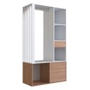 Ver imagem 7 de Guarda Roupas Closet Moderno com Cabideiro e Gaveta Montana com Branco