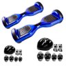 Skate Esqueite Elétrico Hoverboard Azul Com Dois Conjunto de Pr - 10