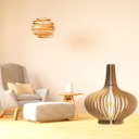 Ver imagem 4 de Abajur Grande de Chão OÁSIS MDF Luminária - MDF CRU