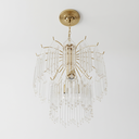Ver mais imagens de Lustre Pendente de Cristal Vidro para Sala/Quarto