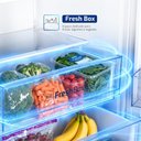 Ver mais imagens de Geladeira Inverse Frost Free 401 Litros Hq Inverter Multi Airflow Flex Zone White Glass Hq-401BMFFFS