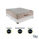 Ver imagem 3 de Cama Box Viúvo Branco e Colchão Airtech Springpocket Molas Ensacadas Ortobom